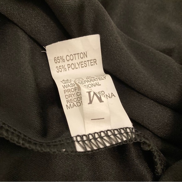 NEW Black Flowy Spring Wedding Formal Office Bohemian Cocktail Dress Medium - Picture 14 of 17